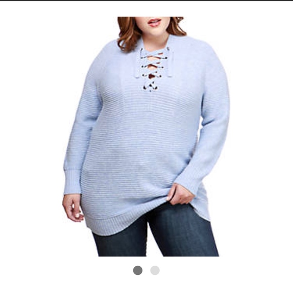 Lucky Brand Sweaters - Lucky Brand Lace-Up Sweater